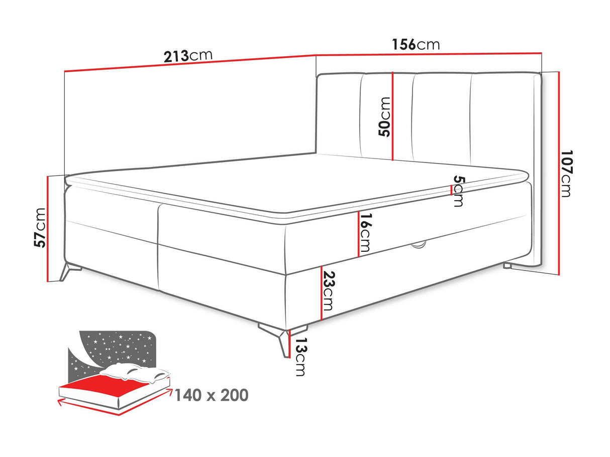 Cama continental 632606