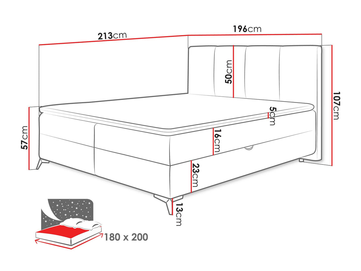 Cama continental 632606