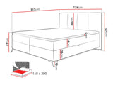 Cama continental 632606