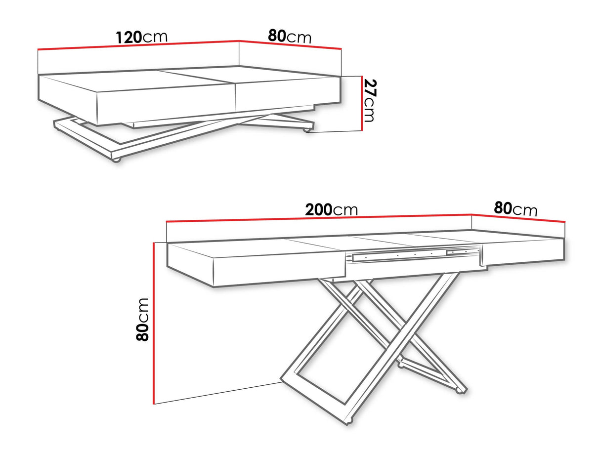 Mesa de centro convertible 634573