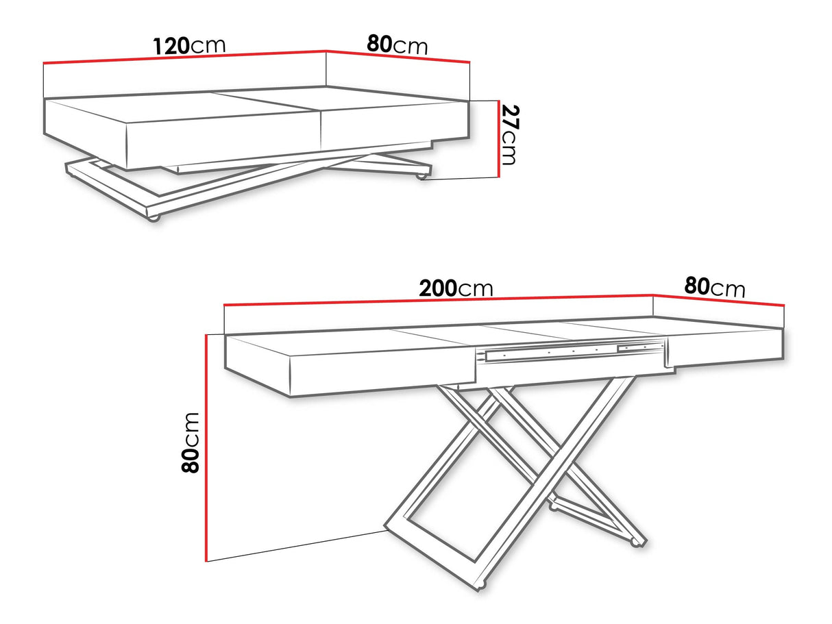 Mesa de centro convertible 634573
