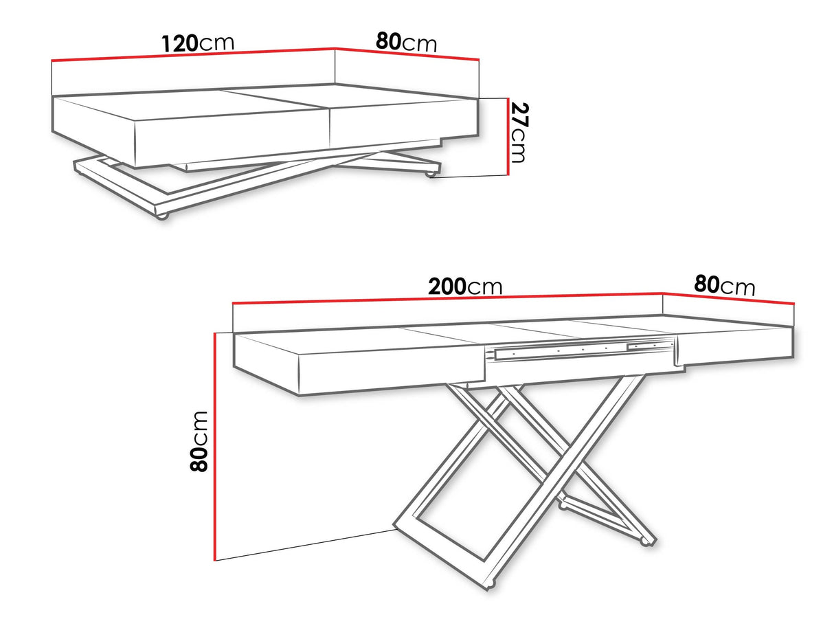 Mesa de centro convertible 634573