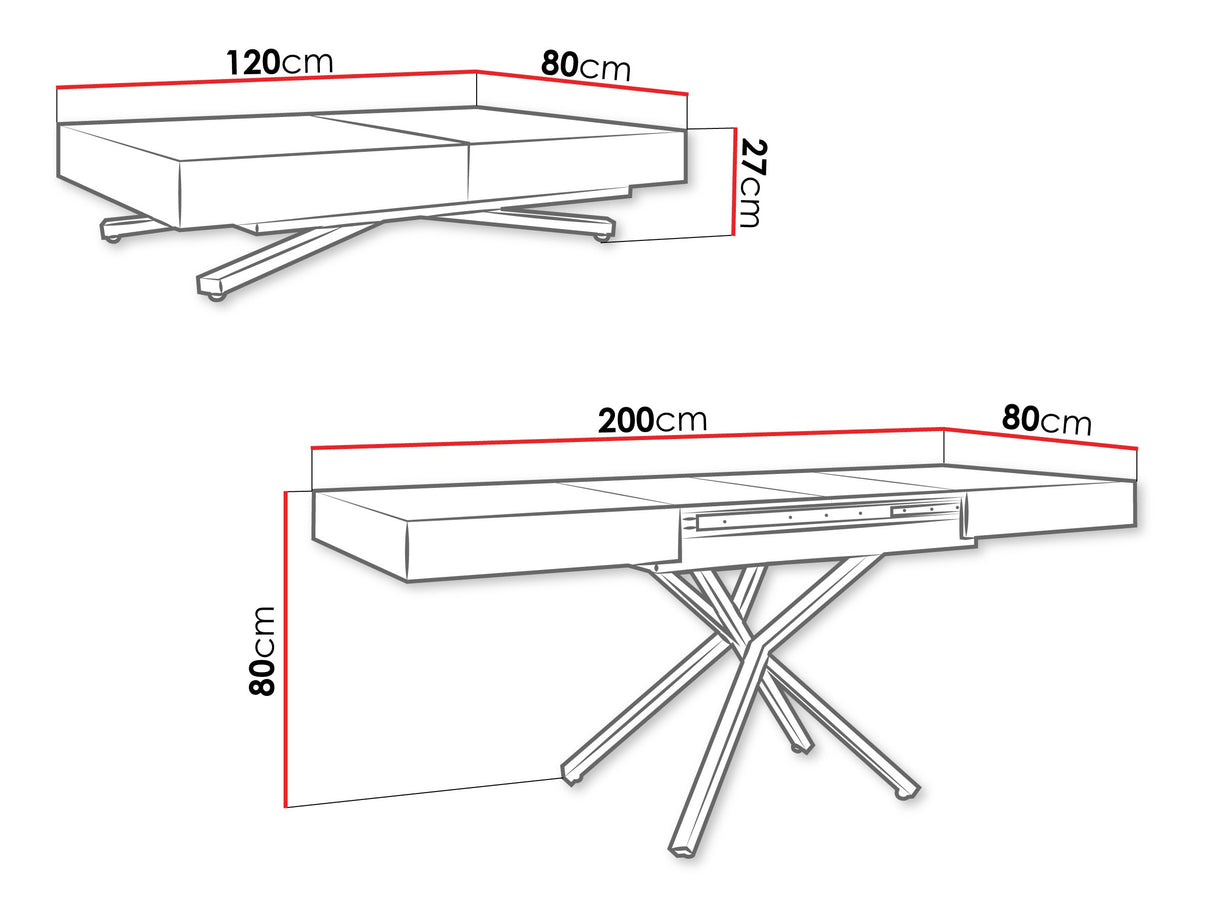 Mesa de centro convertible 634729