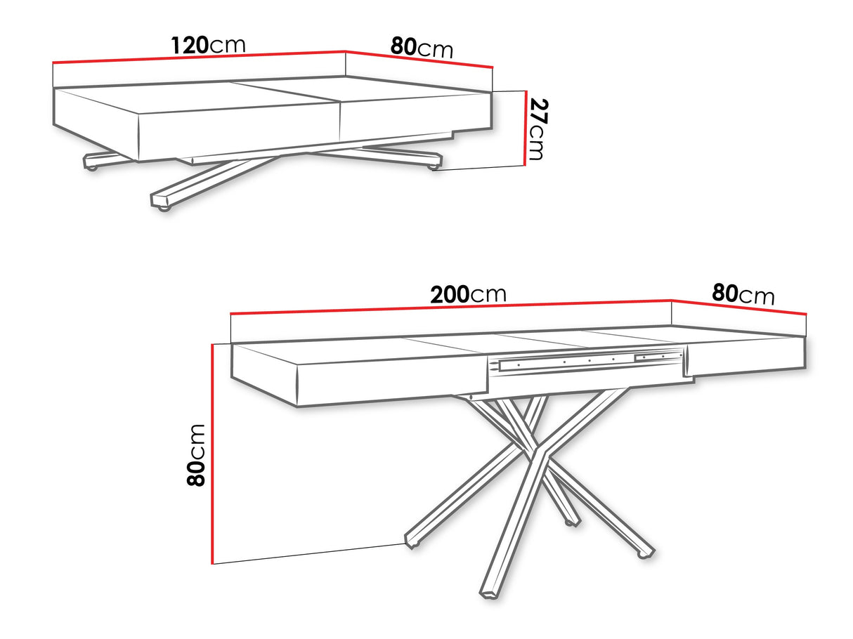 Mesa de centro convertible 634741
