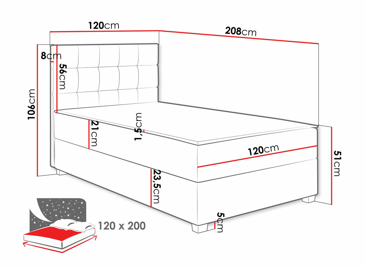 Cama continental 589198 4516736