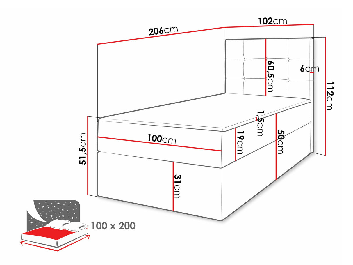 Cama continental 565501