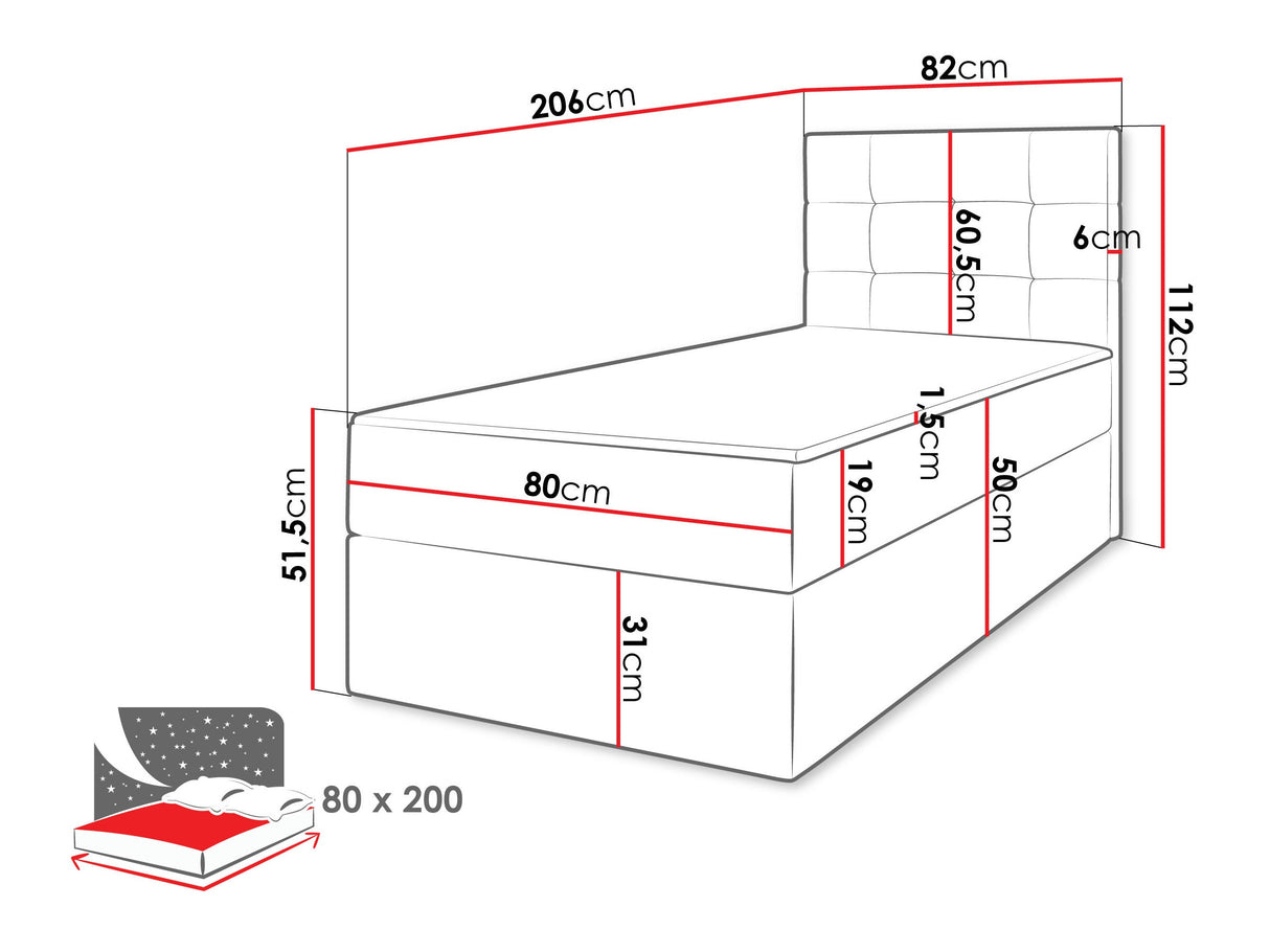 Cama continental 565501