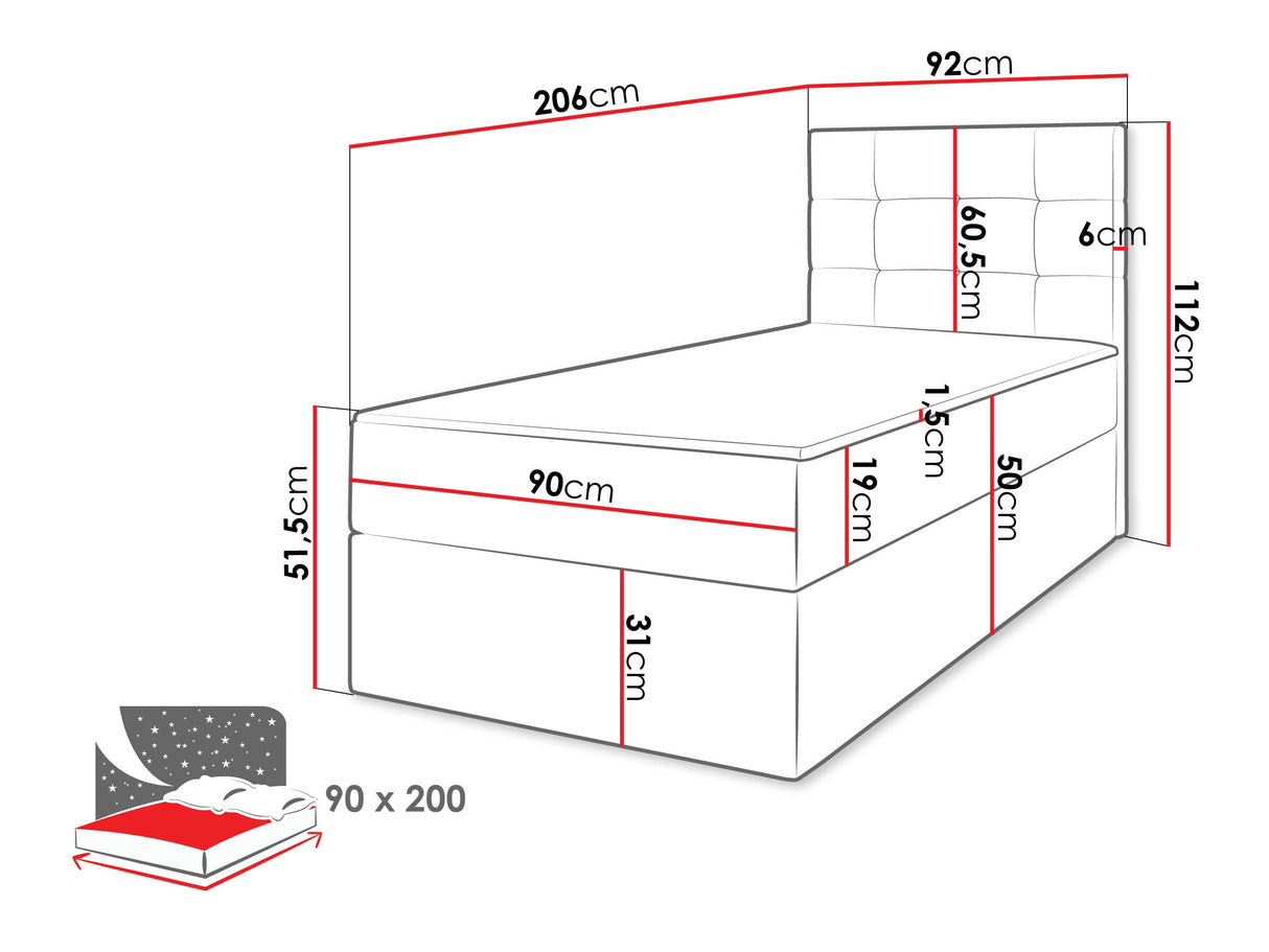 Cama continental 565501