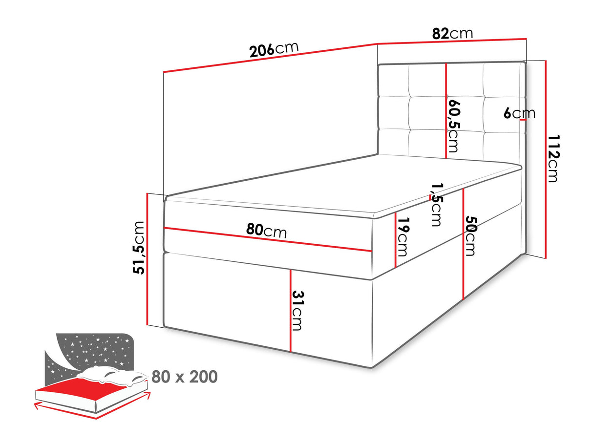 Cama continental 565501
