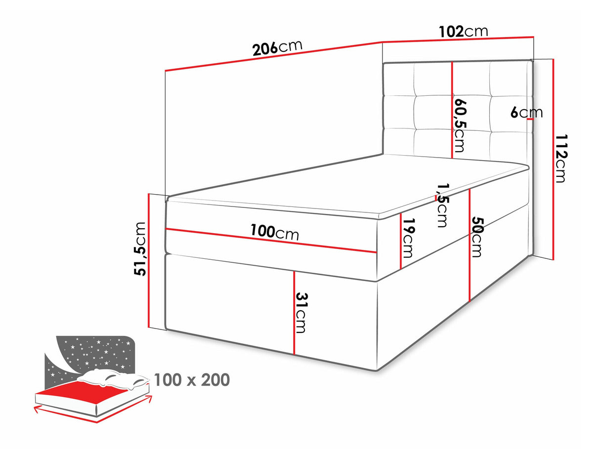 Cama continental 565501