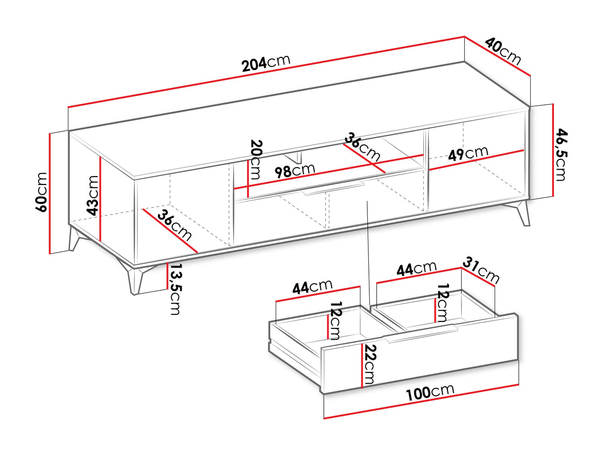 Mueble TV 639931