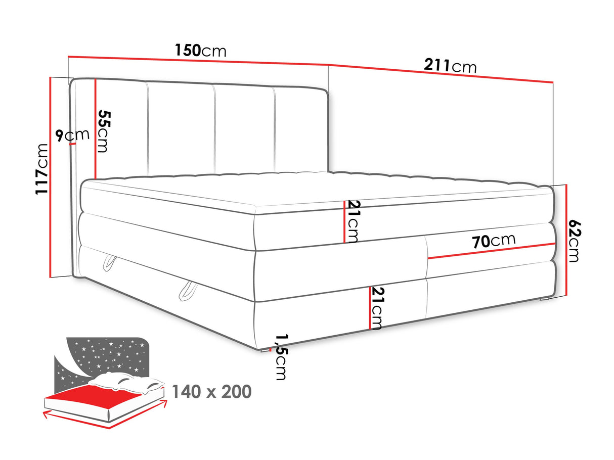 Cama continental 596997 4547808