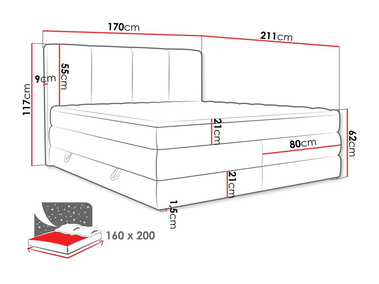 Cama continental 596997 4547810