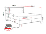 Cama continental 640907