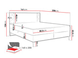 Cama continental 640907