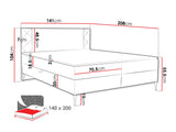 Cama continental 640907