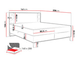 Cama continental 640907