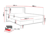 Cama continental 640907