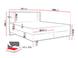 Cama continental 640907