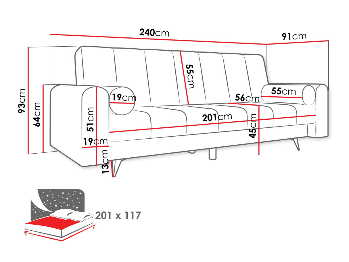 Sofá cama 624205
