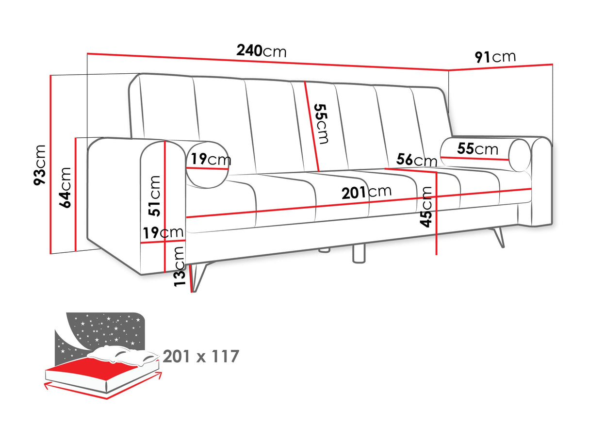Sofá cama 624205