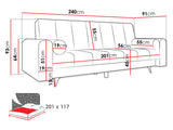 Sofá cama 624205 4565596