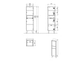 Conjunto de mueble de baño 641429