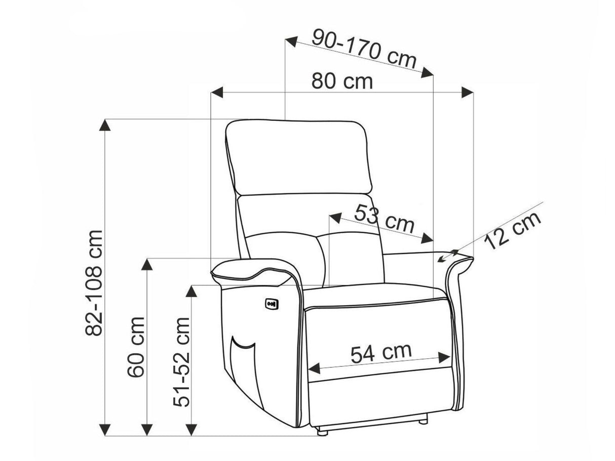 Sillón reclinable 596131