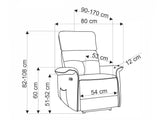Sillón reclinable 596131