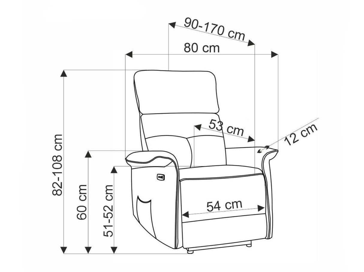 Sillón reclinable 596131 4576608
