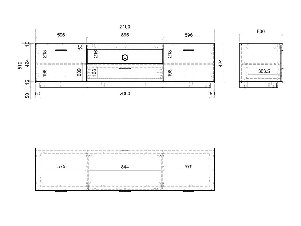 Mueble TV 642659