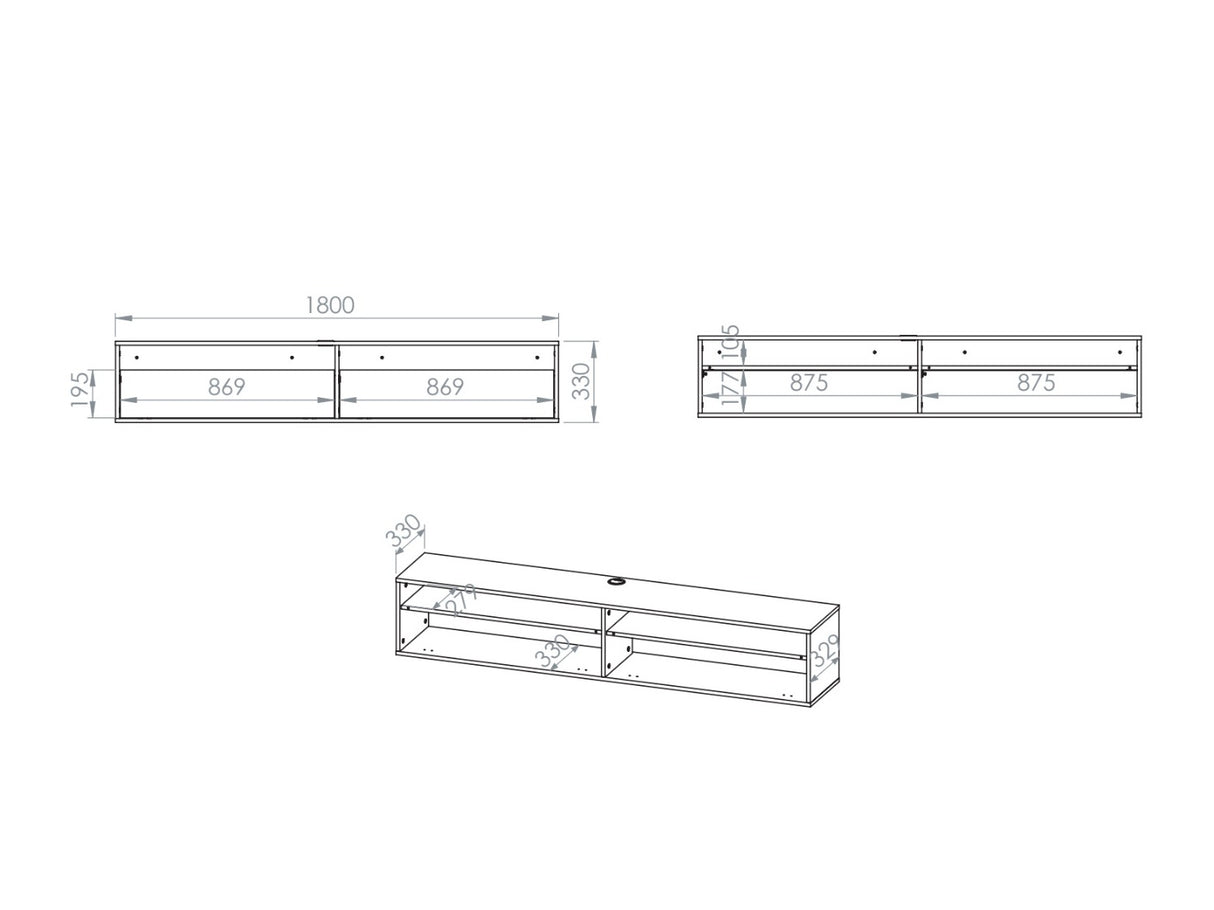Mueble TV 643114