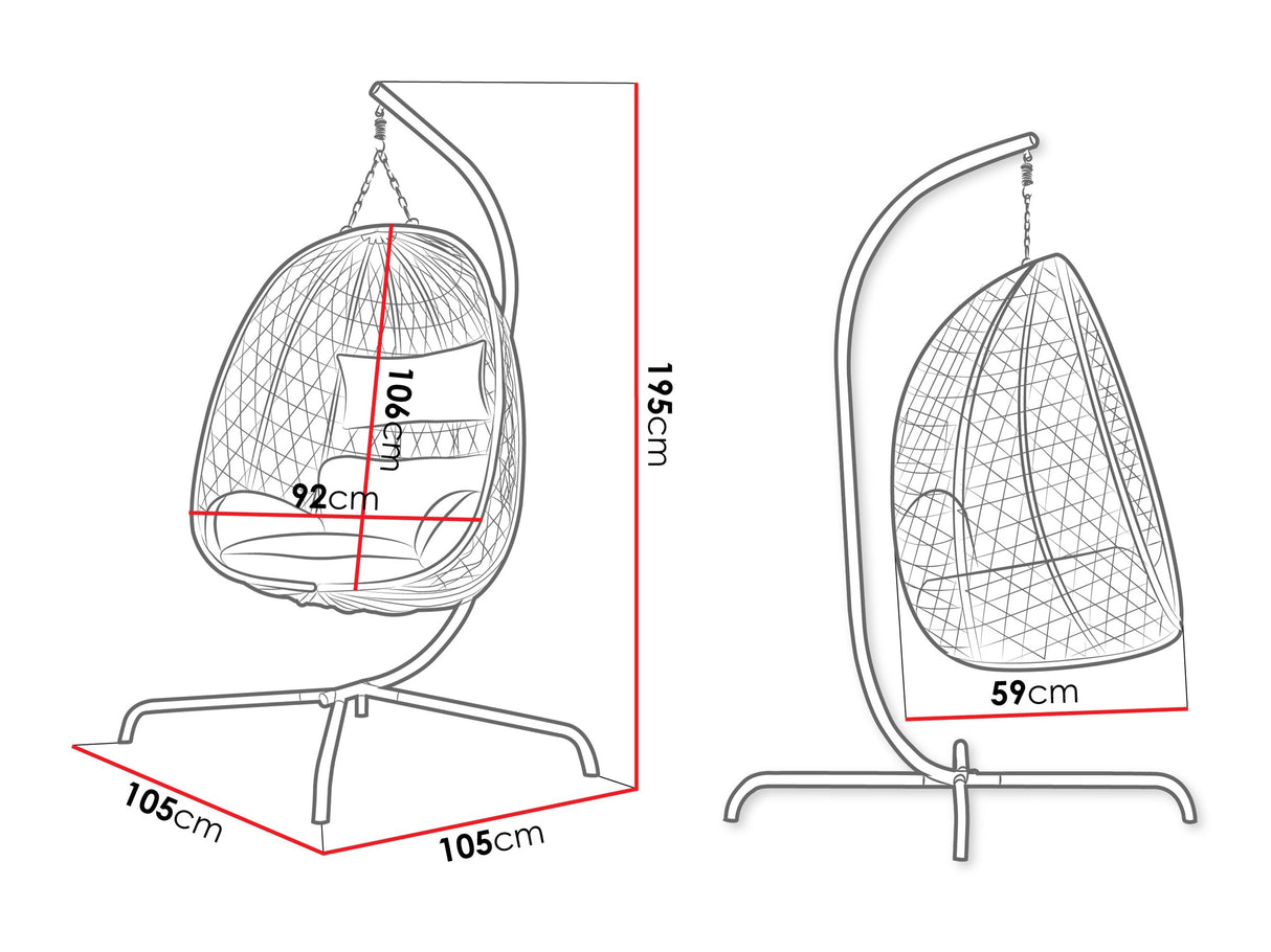 Silla colgante 643691