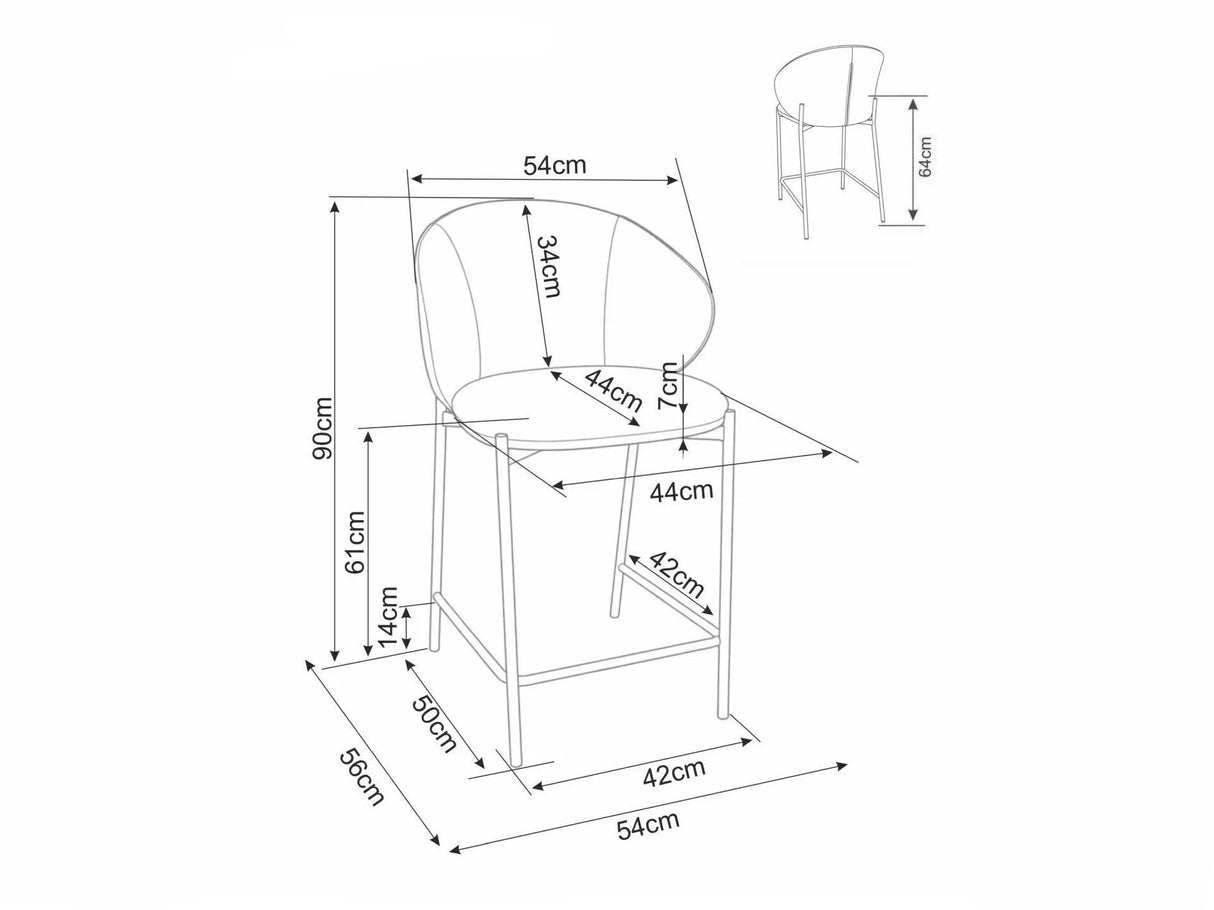 Silla de barra 645615