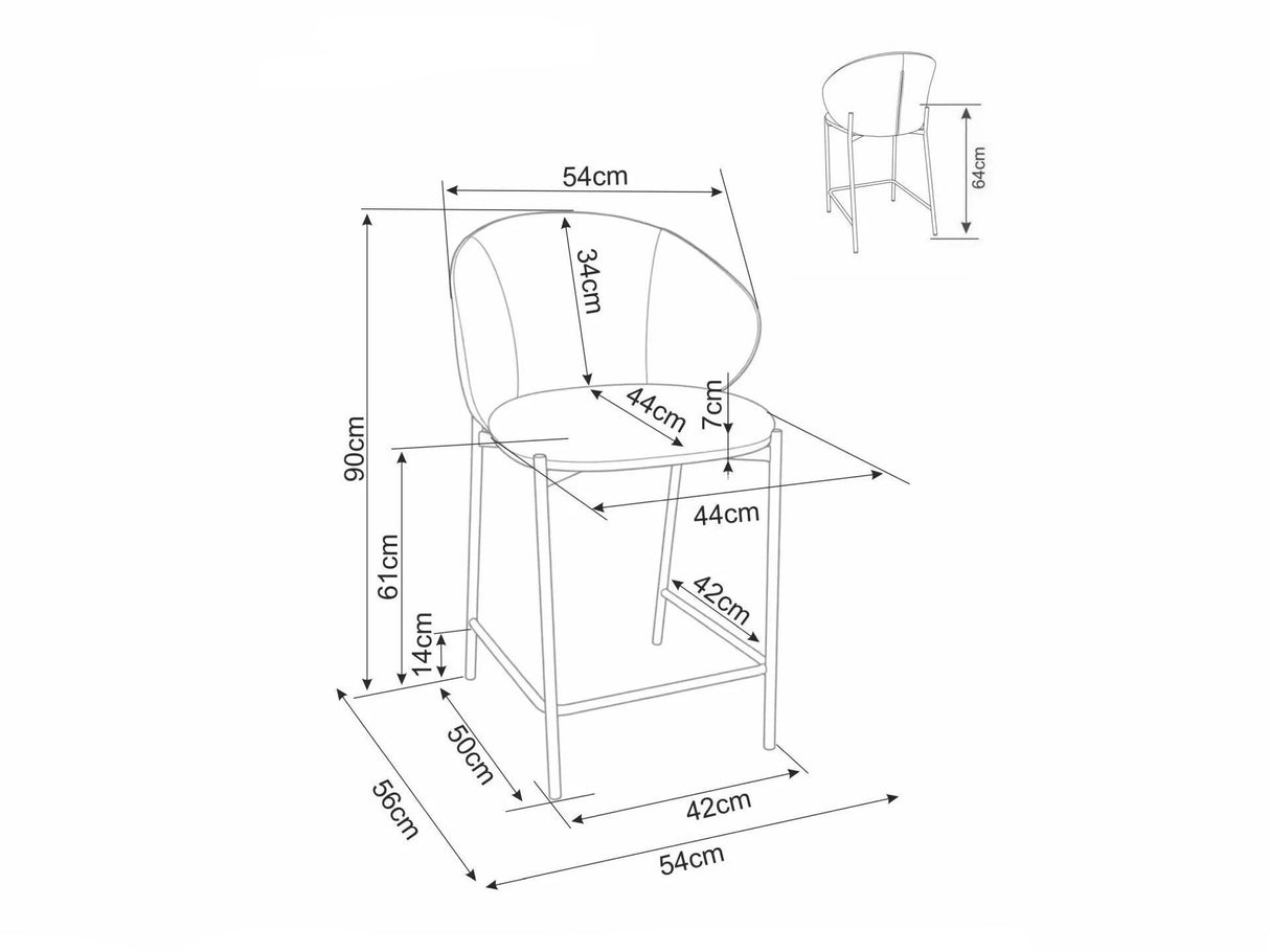 Silla de barra 645615