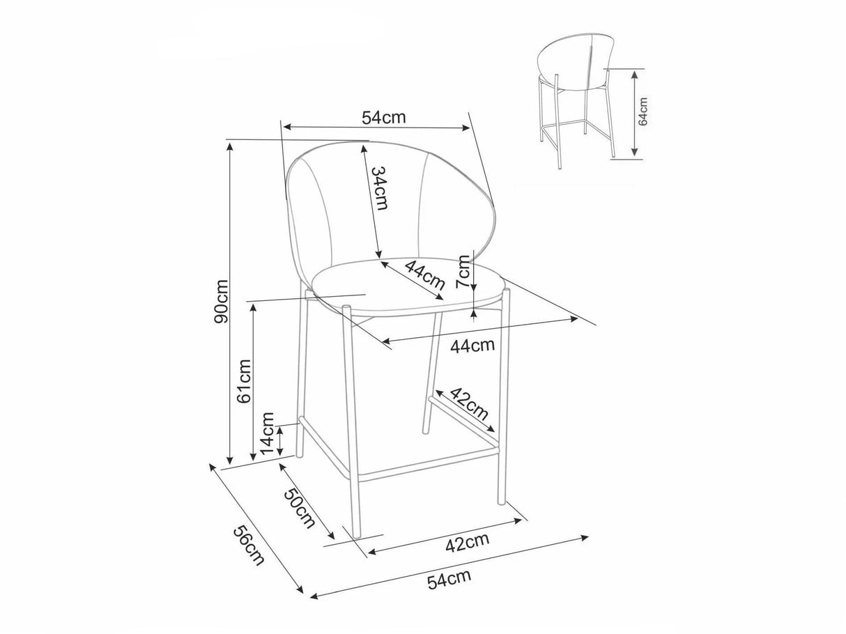 Silla de barra 645615