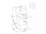 Silla de barra 645615