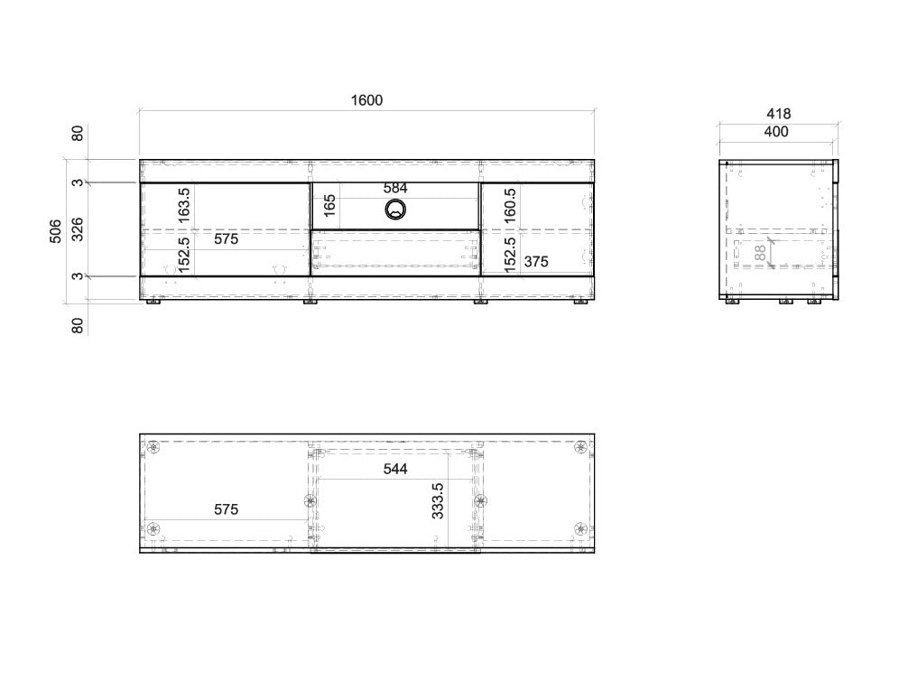 Mueble TV 648969