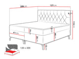 Cama continental 650101