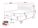 Cama continental 650101