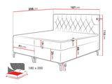 Cama continental 650101