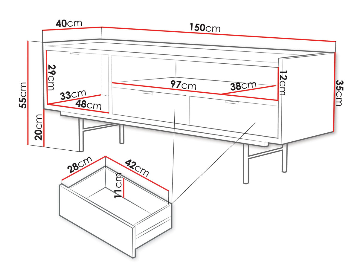 Mueble TV 652940