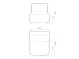 Sillón modular 654048