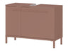 Armario de baño de pie para lavabo 658260