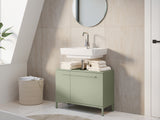 Armario de baño de pie para lavabo 658260