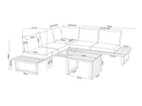 Conjunto de muebles de exterior 658611