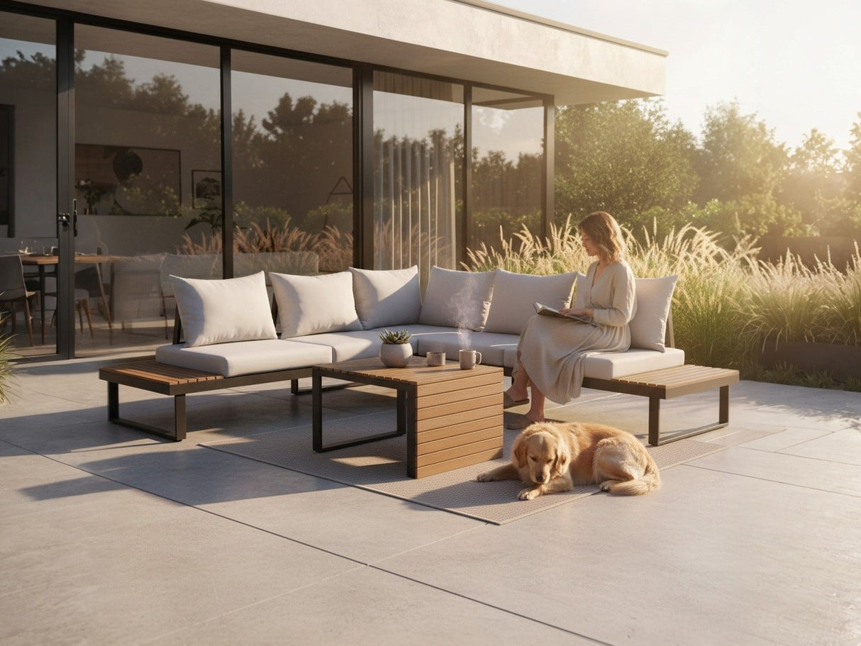 Conjunto de muebles de exterior 658611
