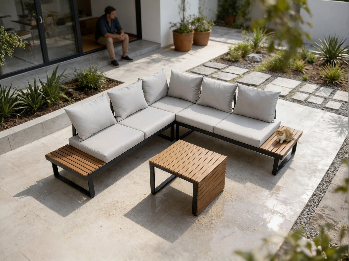 Conjunto de muebles de exterior 658611