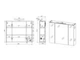 Conjunto de mueble de baño 658623