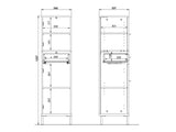Conjunto de mueble de baño 658636